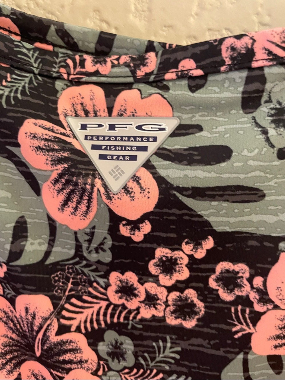 Columbia Pink and Teal Floral Tank Dress - Picture 4 of 6